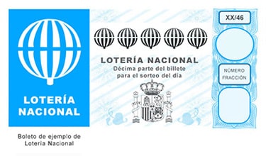 Décimo de la Lotería Nacional