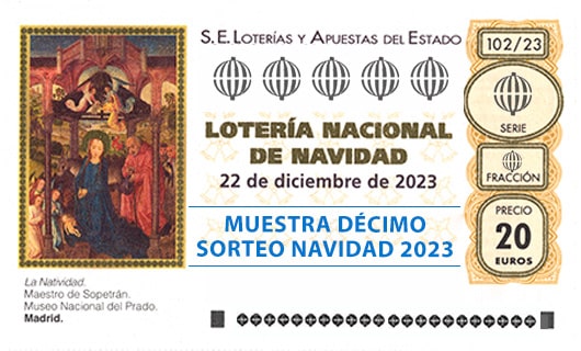 comprar loteria Sorteo de Navidad 2023