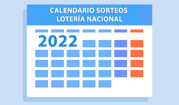 Calendario de sorteos sábados loteria Nacional