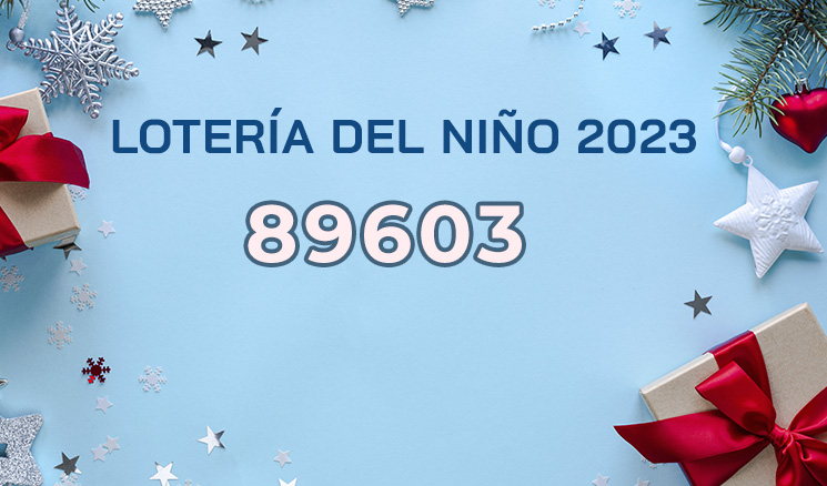 Sorteo Lotería del Niño 2023