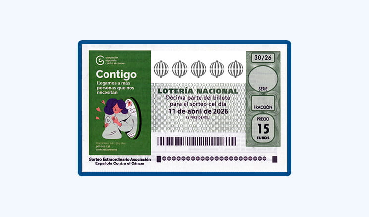 Sorteo Asociación Española Contra el Cáncer 2026