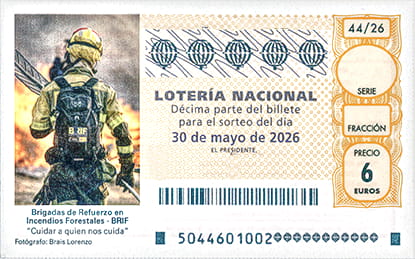 Sorteo Lotería Nacional Sábado 30 Mayo - Homenaje BRIF