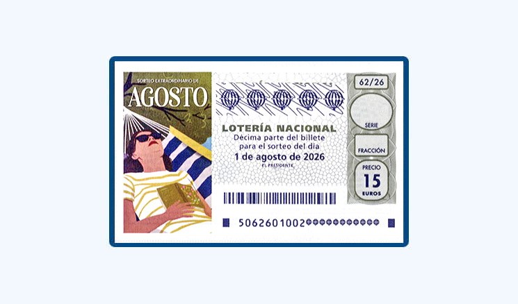 Sorteo de agosto 2026, Lotería Nacional