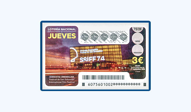 Sorteo Lotería Nacional Jueves 17 Septiembre - Donostia Zinemaldia, Festival de Cine de San Sebastián